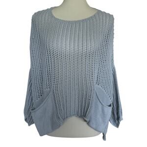 Tempo Paris Crochet Knit Top